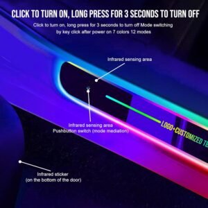 LED Cadillac Illuminated Door Sills